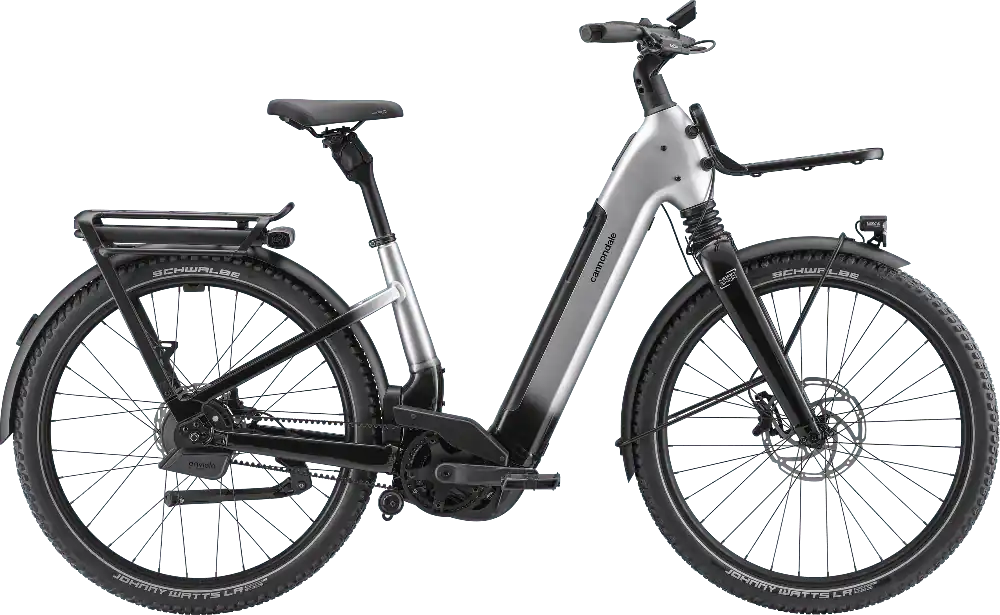 Cannondale Tesoro Automatiq Low StepThru HeadShok Mullet 2026 Silver