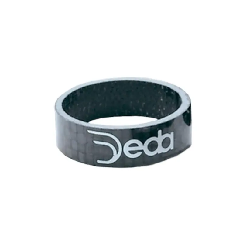 Set Espaciadores Deda Tubo Dirección 1-1/8 10mm 10u Carbono Negro