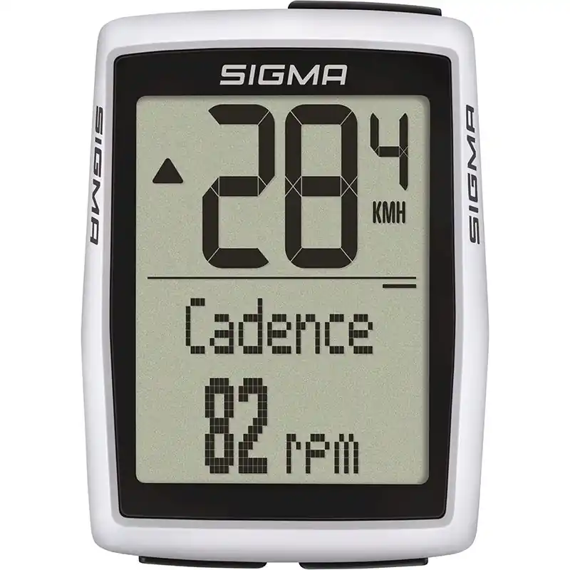 Ciclocomputador Sigma BC 12.0 Cable Blanco