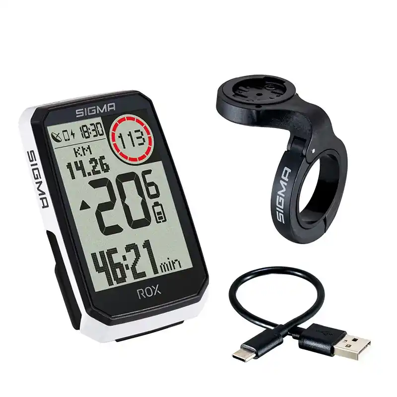 Ciclocomputador Sigma Rox 4.0 Endurance Blanco