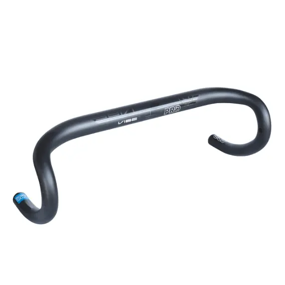 Manillar Carretera PRO Vibe Compact Aluminio 31.8mm Negro