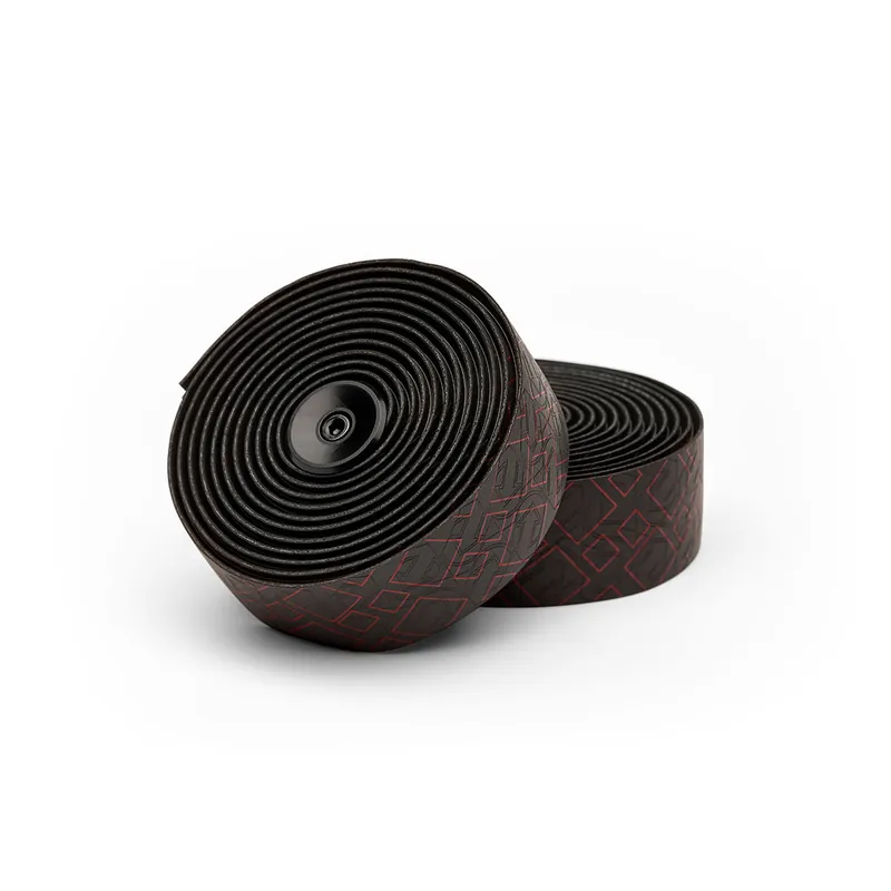 Cinta Manillar PRO Peaked Team 2.5mm Black Red PU