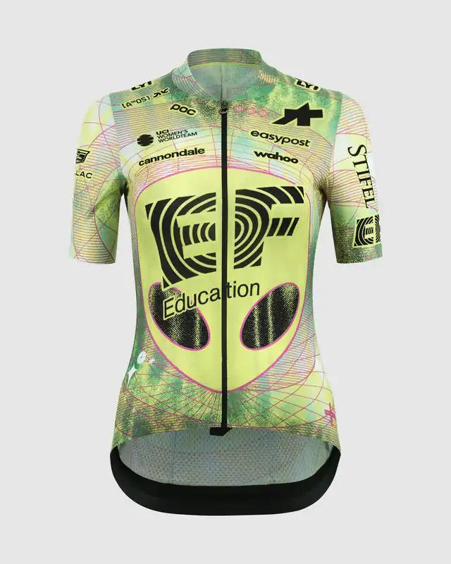 Maillot Manga Corta Assos Uma GT S11 Evo EF Close Encounter Mujer Alien Green