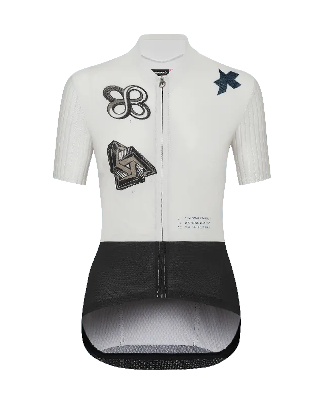 Maillot Manga Corta Assos Dyora RS S11 X Safa Brian Mujer Almond Milk
