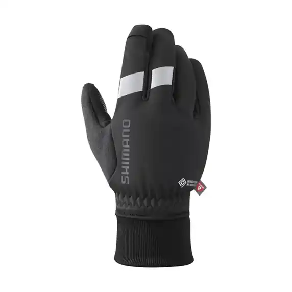 Guantes Shimano Windstopper Primaloft Hombre Negro