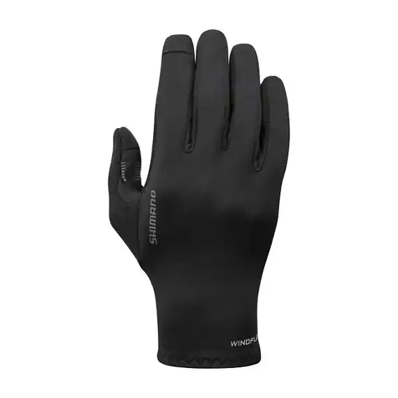 Guantes Shimano Competición Windflex Unisex Negro