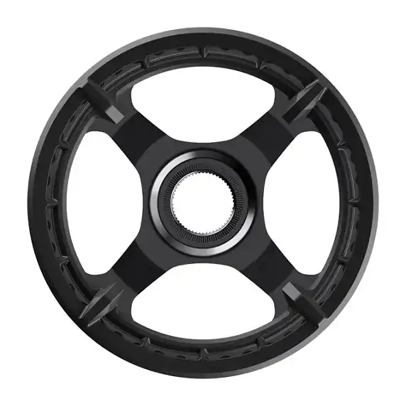 Plato Shimano Steps CR-ET600 50mm Guia Cadena 1x Negro