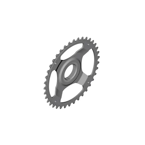 Plato Shimano SM-CRE61 FC-E6100 Guia Cadena Doble Negro