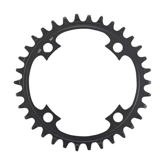 Plato Shimano SM-CRE80-12-B FC-E8000/FC-E8050/FC-M8050 Sin Guia Cadena Negro