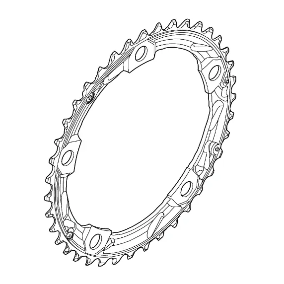Plato Shimano 105 FC-5703 Plateado
