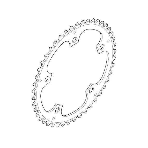 Plato Shimano Alfine FC-S501/FC-S500 Negro