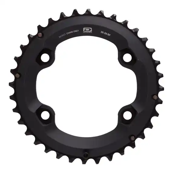 Plato Shimano Deore FC-M6000-2/FC-M6000-B2/FC-MT500-2/FC-MT500-B2 Negro
