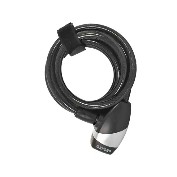 Antirrobo Cable OXC KeyCoil10 10x1800mm Negro