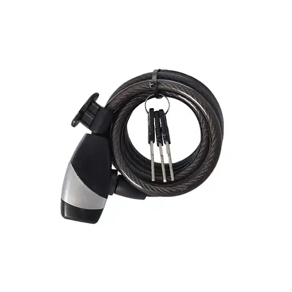 Antirrobo Cable OXC KeyCoil12 12x1500mm Negro