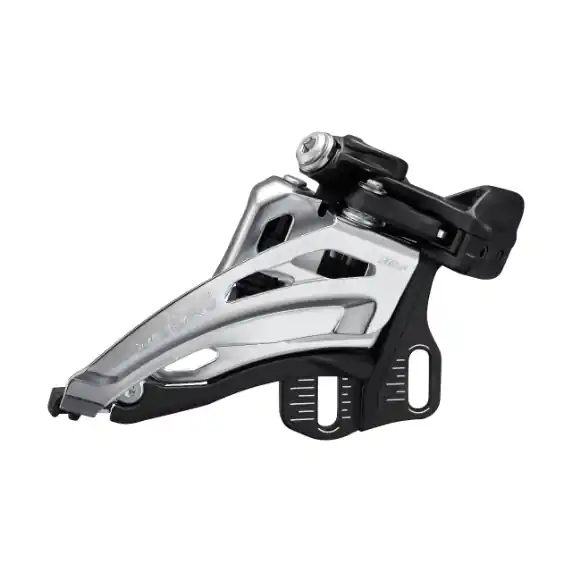 Desviador Delantero Shimano FD-M4100-E Doble E-Type SS FP 64/69 Gris