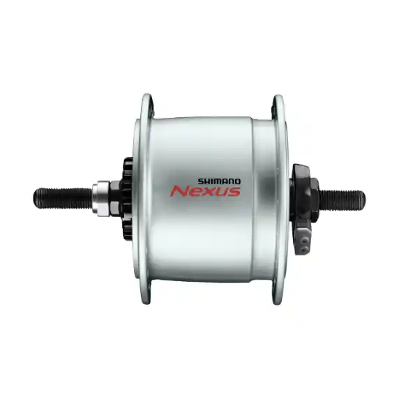 Buje Dinamo Shimano DH-C6000 6V/2.4W Freno Rodillo Tuerca 100/36 Plata