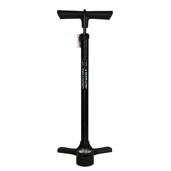 Bomba Taller Oxford Airtrack Acero Manómetro Negro