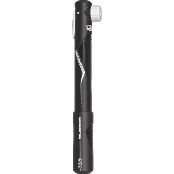 Minibomba PRO Compact Telescópica Negro Cierre Magnético Negro