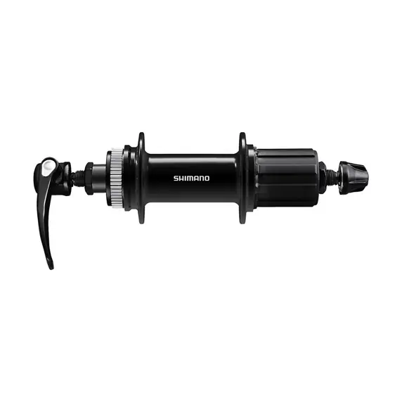 Buje Trasero Shimano FH-QC400-HM-B Freno Disco Center Lock 8/11v 141/36 Negro