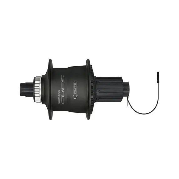 Buje Trasero Shimano CUES FH-U6060 AUTO SHIFT Freno Disco Center Lock 11/10v 142/32 Negro