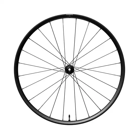 Rueda Delantera Shimano WH-RX180-TL-F12-700C Freno Disco Center Lock Negro