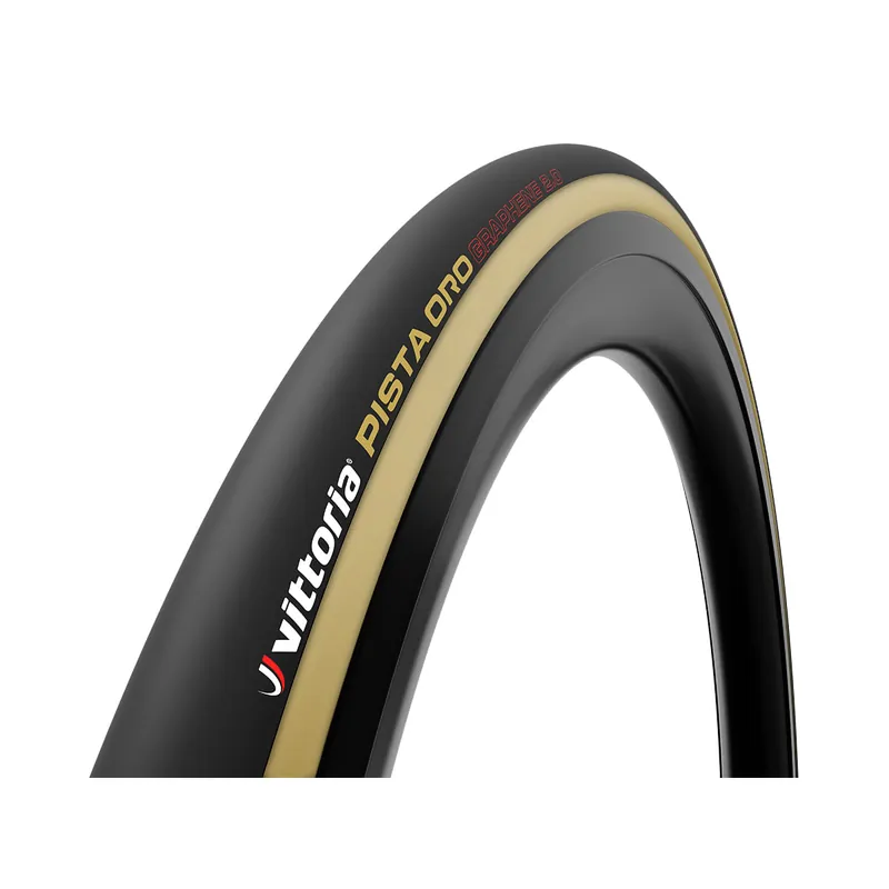 Cubierta Vittoria Pista Oro Tubular G2 Crema/Negro