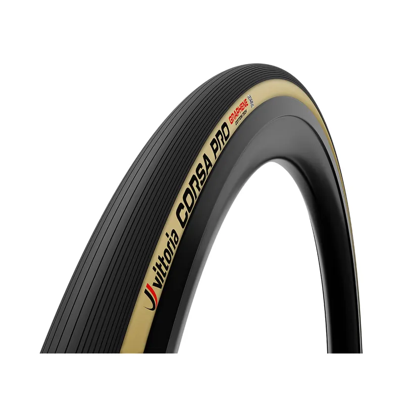 Cubierta Vittoria Carretera Corsa PRO Tubular G2 Marrón/Negro