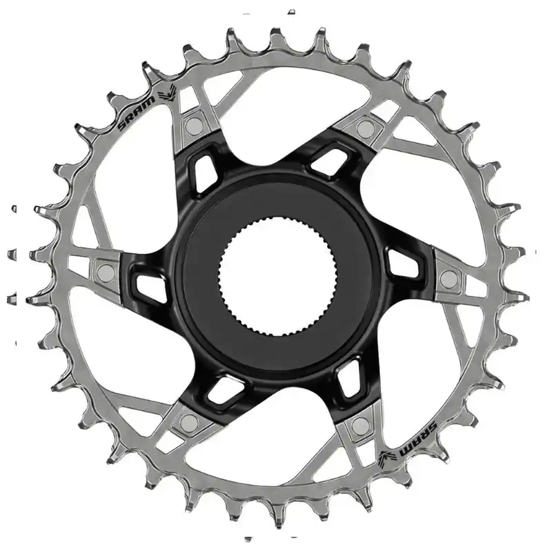 Plato Sram XX T-Type Eagle E-MTB Shimano Steps Direct Mount 1x12v Aluminio Negro/Plata