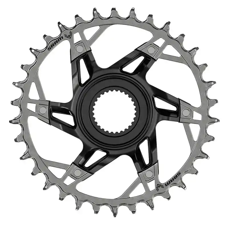 Plato E-BIKE Sram XX T-Type Direct Mount CL55 Bosch DU38 12v Acero Negro/Plata