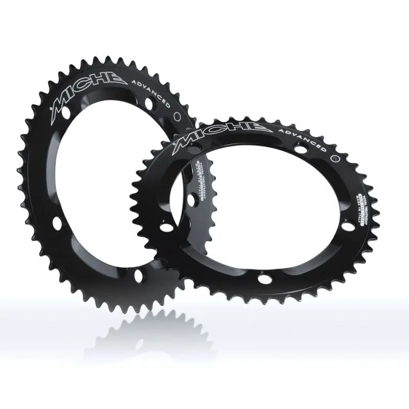 Plato Miche Pista Advanced 1/8 Negro