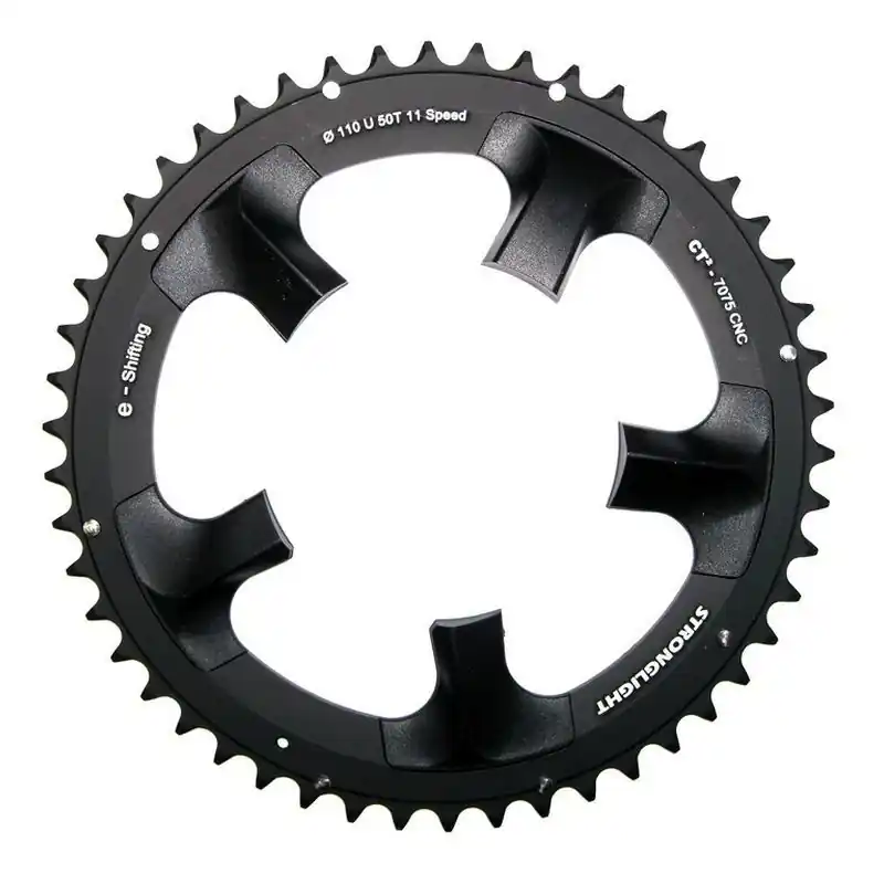 Plato Stronglight Shimano FC6750 11v Negro
