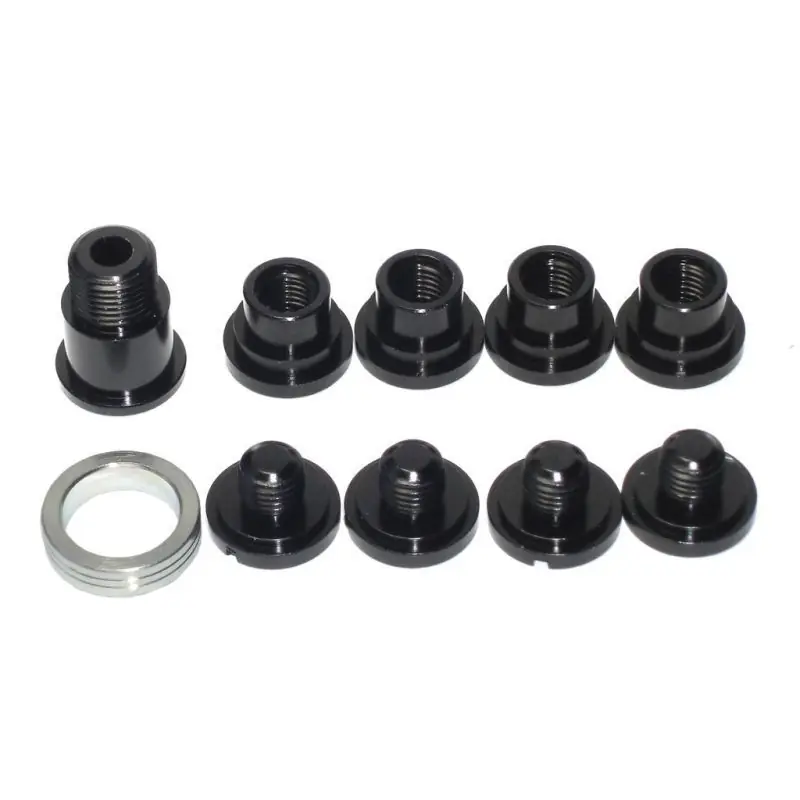 Kit Tornillos Stronglight Plato Doble 5 Brazos Campagnolo Ultratorque Negro