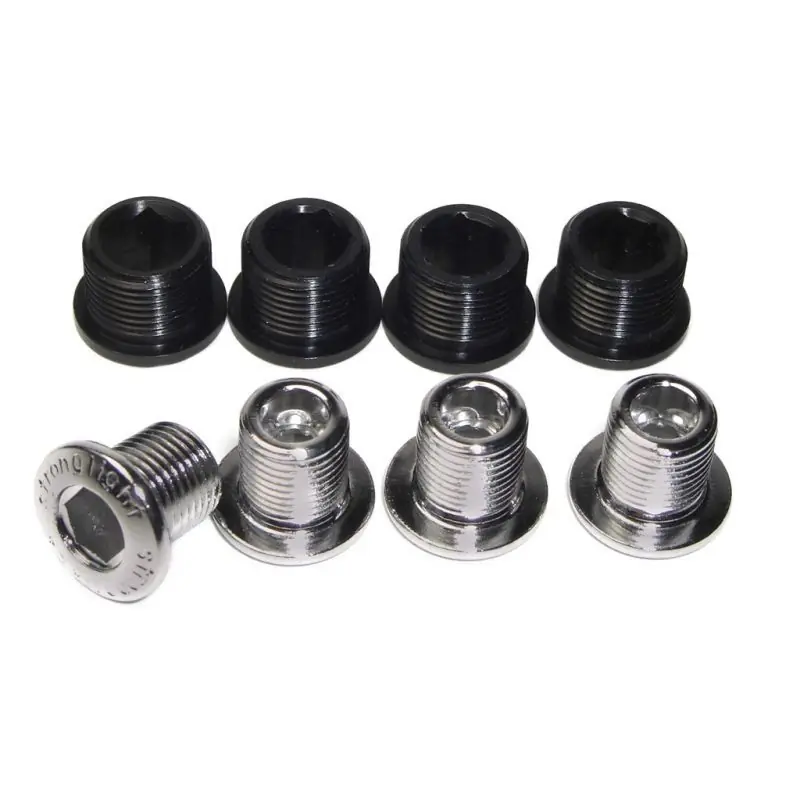 Kit Tornillos Stronglight Plato 4 Brazos Sram X0/XX/X7/X9 Negro