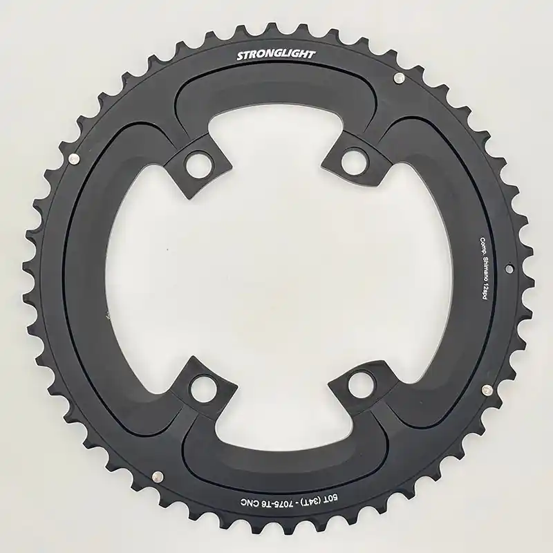Plato Stronglight Shimano Ultegra FC-R8100 2x12v Aluminio Negro
