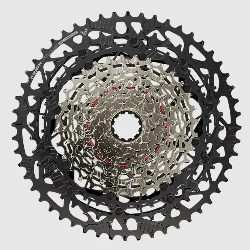 Casete Sram XS-1270 T-Type Eagle Núcleo HG 12v Negro/Plata