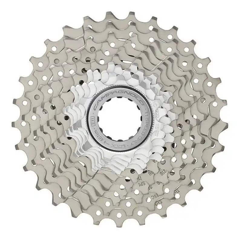 Casete Campagnolo Super Record/Record 12v Plata