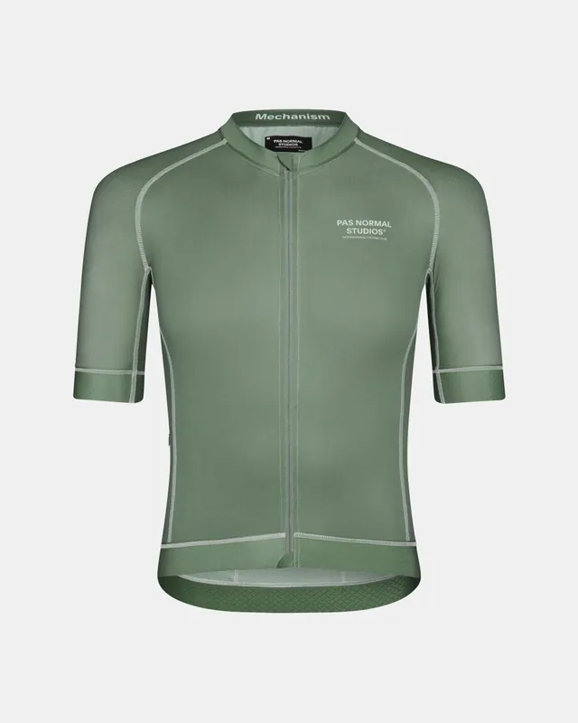 Maillot Manga Corta Pas Normal Studios Mechanism Hombre Khaki Green