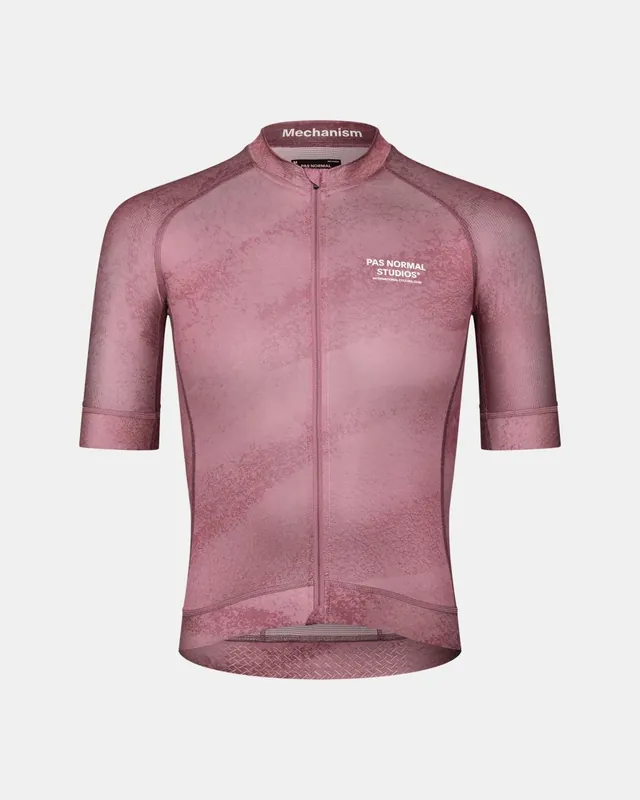 Maillot Manga Corta Pas Normal Studios Mechanism Hombre AOP Dark Mauve
