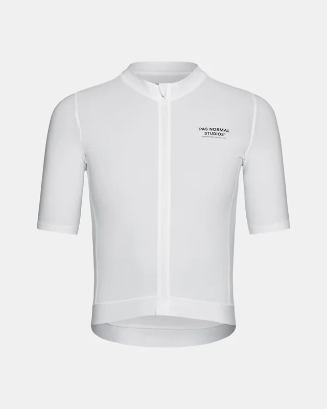 Maillot Manga Corta Pas Normal Studios Essential Hombre Blanco