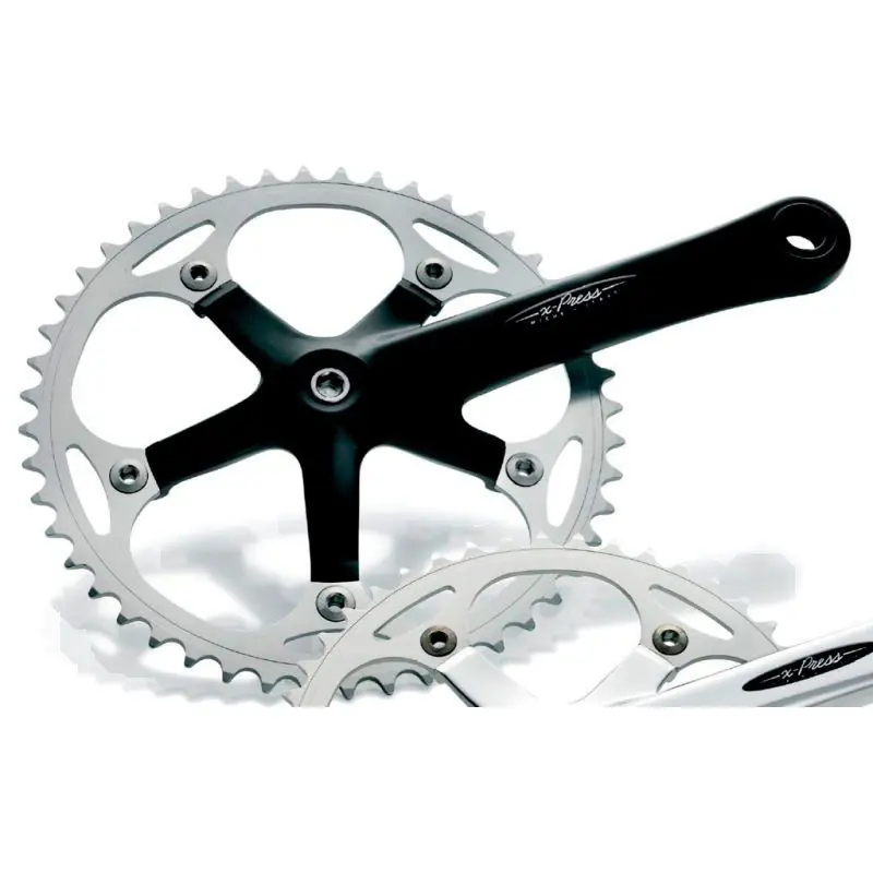 Juego Bielas/Plato Miche Xpress 135 Bcd 48d 1v Aluminio 170mm Plata