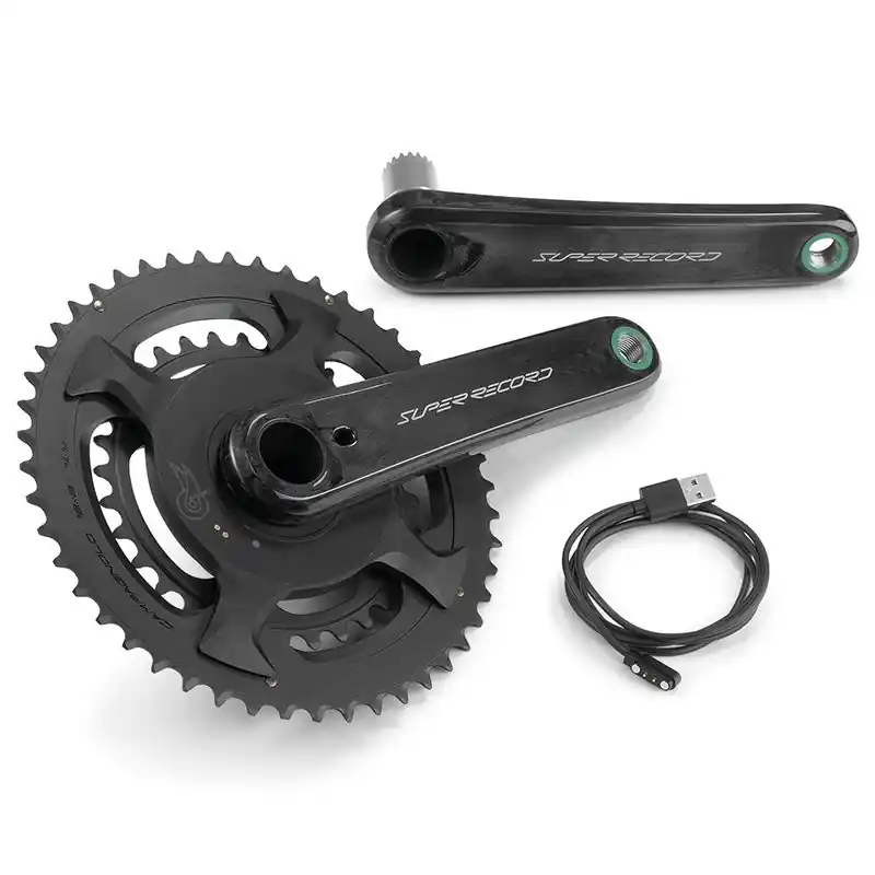 Juego Bielas Potenciómetro Campagnolo Super Record WRL ProT 50/34d 12v Carbono