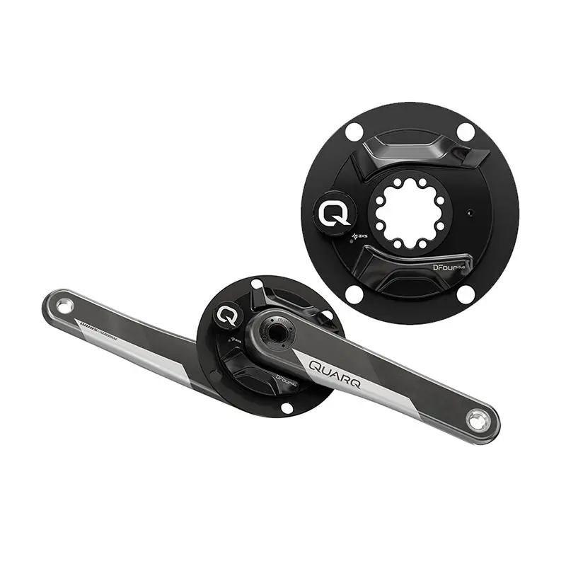 Juego Bielas Potenciómetro Quarq DFour 110 Bcd Dub Carbono Shimano Sin Cazoletas 172.5mm Negro