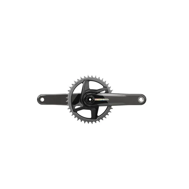 Juego Bielas/Plato Sram Force D2 Dub Direct Mount 40d 12v Carbono Sin Cazoletas Gris/Iridiscente