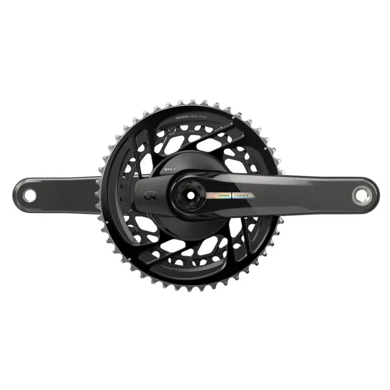 Juego Bielas Potenciómetro Sram Force Axs D2 Dub Direct Mount 48/35d 12v Sin Cazoletas Gris/Iridiscente