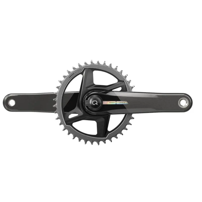Juego Bielas Potenciómetro Sram Force Axs Wide D2 Dub Direct Mount 40d 12v Sin Cazoletas 172.5mm Gris/Iridiscente