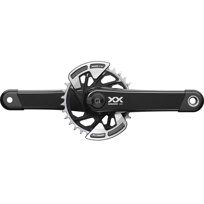 Juego Bielas Potenciómetro Sram XX Eagle Wide Dub Rosca 32d Carbono Sin Cazoletas 175mm Negro