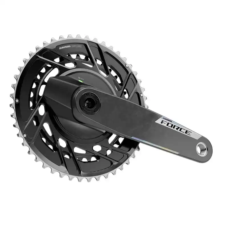 Juego Bielas Potenciómetro Sram Force Axs E1 Dub Thread Mount 48/35d Carbono 172.5mm Negro