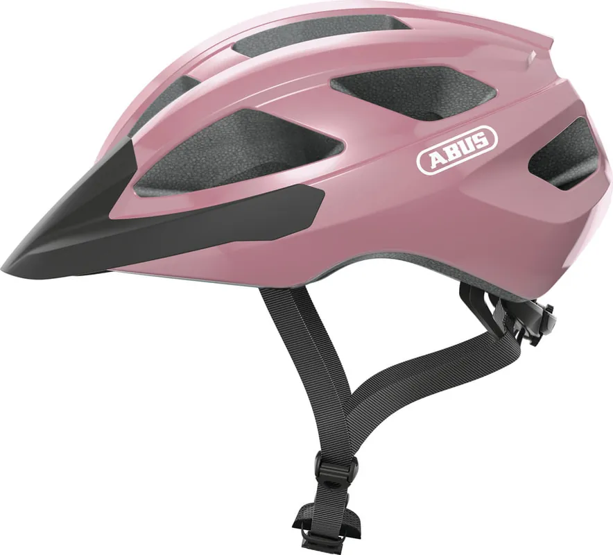 Abus Macator Casco Carretera Shiny Rose