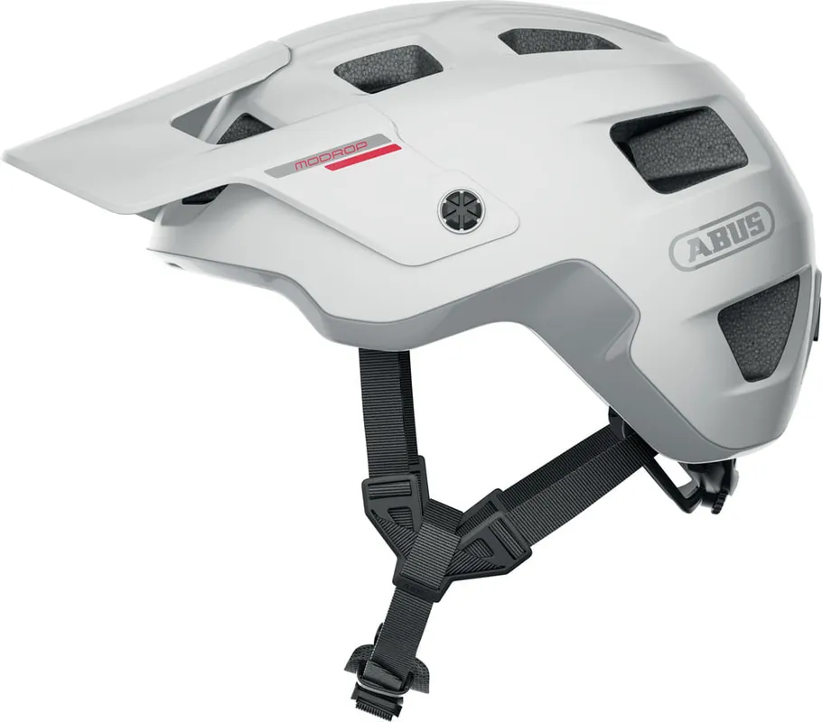 Abus Modrop Casco MTB Polar White