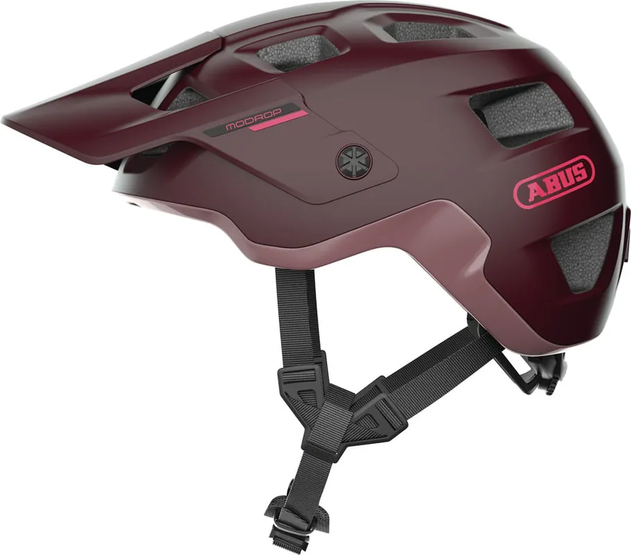 Abus Modrop Casco MTB Wildberry Red